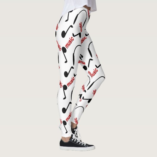 Leggings Sujet de musique (Droite)