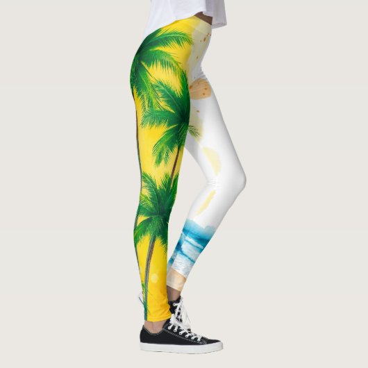Leggings “Summer Time” beach design (Droite)