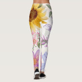 Leggings Sun Flowers Mix Design (Dos)