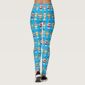 Leggings Sundaes de crème glacée rétro (Dos)