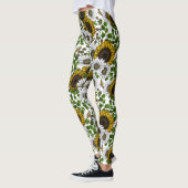 Leggings Sunflowers and daisies, summer garden 3 (Gauche)