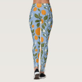 Leggings Sunny Citrus Oranges Grosse Motif (Dos)