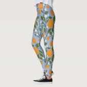 Leggings Sunny Citrus Oranges Grosse Motif (Gauche)
