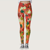 Leggings Sunset canadien (Devant)