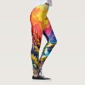 Leggings Sunset Canyon River Art (Droite)