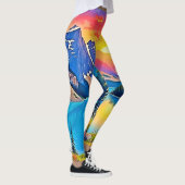 Leggings Sunset Mountain Lake Majesty Art (Droite)