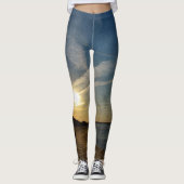 Leggings Sunset texturé par Shirley Taylor (Devant)