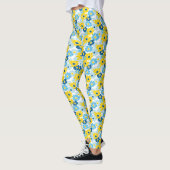 Leggings Sunshine Blue Sky Blooming Daisy (Gauche)