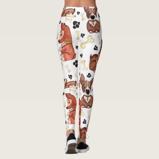 Leggings Super Cute Corgi (Dos)