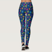 Leggings Super Hippie Paix et douche à fleurs (Dos)