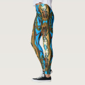 Leggings Superbe dessin de scarabée vibrant (Gauche)
