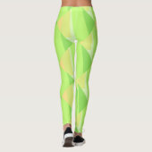 Leggings Superbe Fonte verte Abstraite (Dos)