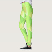 Leggings Superbe Fonte verte Abstraite (Gauche)