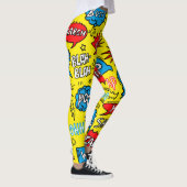 Leggings Superhero Saga : Motifs comiques mignons (Droite)