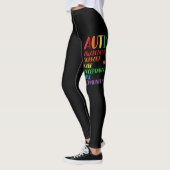 Leggings Support Acceptance Ally Autism (Gauche)