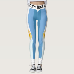 Leggings Supporter personnalisé de football argentin