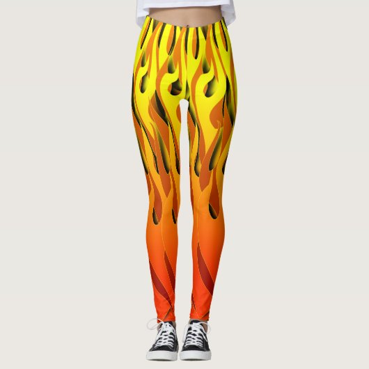 Leggings Sur des guêtres du feu (Devant)