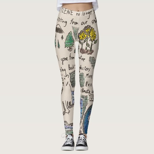 Leggings sur le changement climatique (Devant)