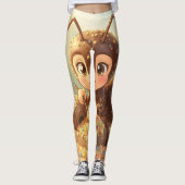 Leggings Sur les traces de l'or des fleurs.3 (Devant)