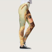 Leggings Sur les traces de l'or des fleurs.3 (Droite)