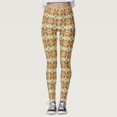 Leggings Sur les traces de l'or des fleurs.3 (Devant)