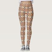 Leggings Sur les traces de l'or des fleurs.4 (Devant)