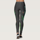 Leggings Surcharge de processeur de suranalyse Drôle de cer (Dos)