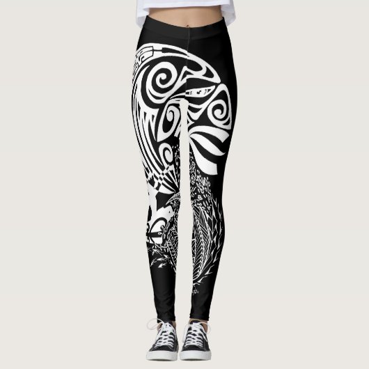 Leggings Surf de minuit (Devant)