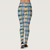 Leggings Surf d'été bleu (Dos)
