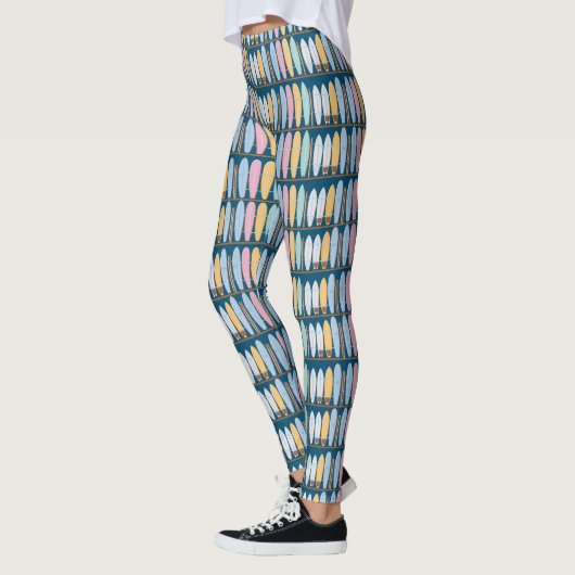 Leggings Surf d'été bleu (Gauche)