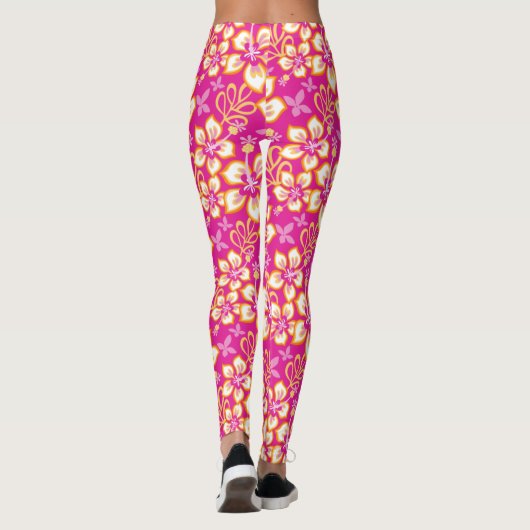 Leggings Surf JUNGLE (COMBO ROSE CHAUDE) (Dos)