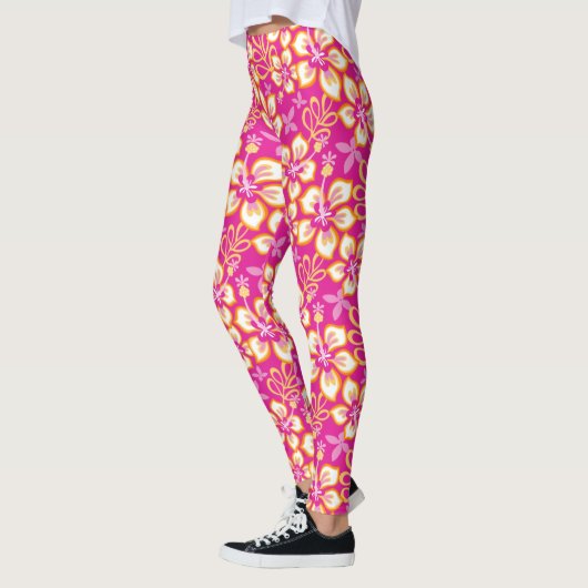 Leggings Surf JUNGLE (COMBO ROSE CHAUDE) (Gauche)