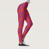 Leggings surf vie Thunder_Cove rouge bleu (Droite)