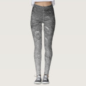Leggings Surface lunaire dans l'espace extra-atmosphérique (Devant)