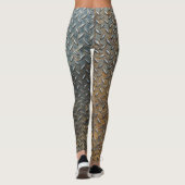 Leggings Surface métallique, arrière - plan de texture réfl (Dos)