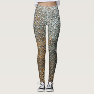 Leggings Surface métallique, arrière - plan de texture réfl
