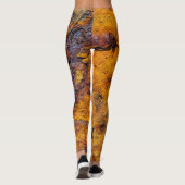 Leggings Surface métallique rouillée (Dos)