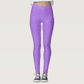 Leggings Surface violette texturée avec motif tourbillonnan (Devant)