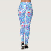 Leggings Surfer et vagues (Dos)
