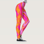 Leggings Surprise de Sherber sur le rose et l'orange (Droite)