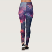 Leggings Surreal Glowing Sunset Clouds Reflected In Water (Dos)