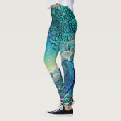 Leggings Surreal Surf Seascape (Gauche)