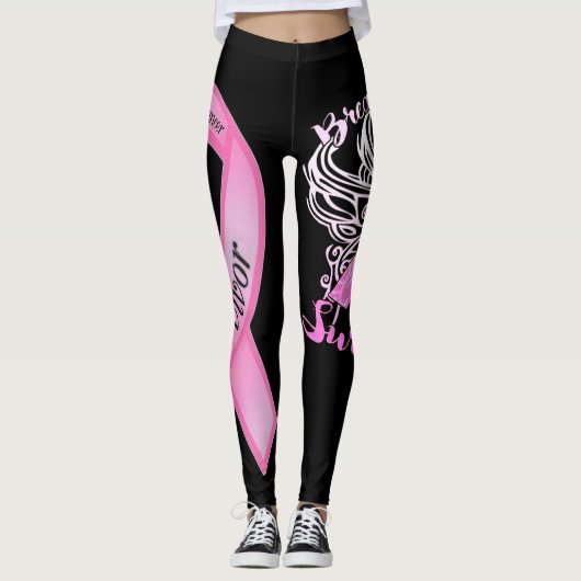 Leggings Survivant du cancer du sein (Devant)