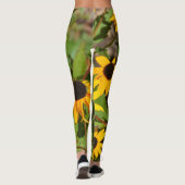 Leggings Susan Bold aux yeux noirs Botanique florale (Dos)