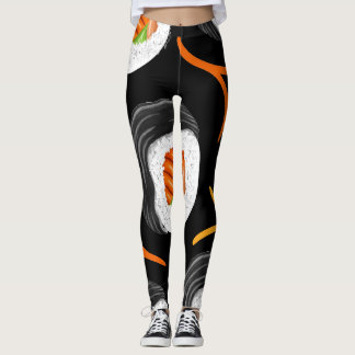 Leggings Sushi Roll Athletic Yoga