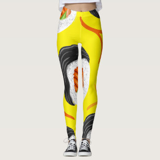 Leggings Sushi Roll Athletic Yoga