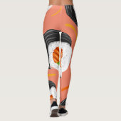 Leggings Sushi Roll Athletic Yoga (Dos)