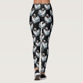 Leggings Swan Birds Design Motif (Dos)