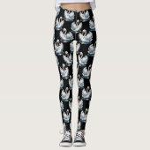 Leggings Swan Birds Design Motif (Devant)
