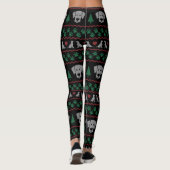Leggings Sweat de Noël moche Labrador Retriever Edition (Dos)